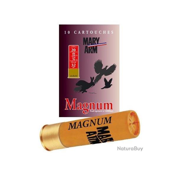 10 Cartouches MARY ARM Magnum Cal.20
