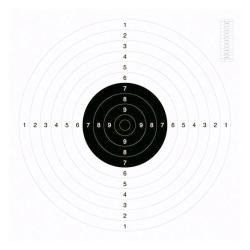 Cibles 53X53 Pour Armes Gros Calibres