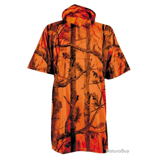 Poncho De Chasse Percussion Ghostcamo Blaze And Black