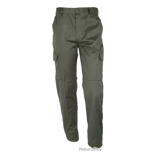 Pantalon basic polycoton Kaki Idaho