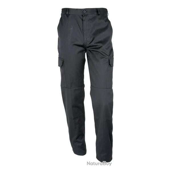 Pantalon basic polycoton Noir Idaho-46