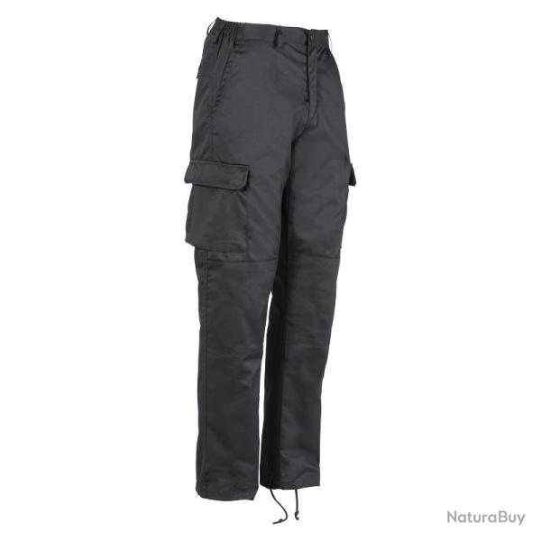 Pantalon basic polycoton Noir Idaho-46