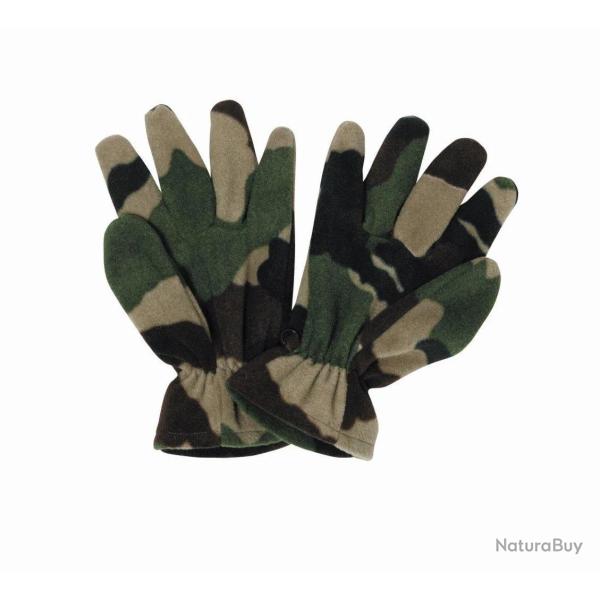 Gants polaire camo Percussion