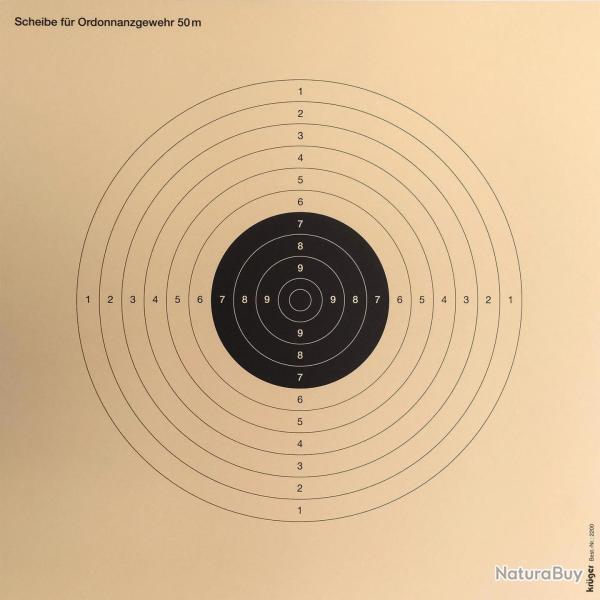250 Cibles T. A. R. 820 34 X 34 Cm