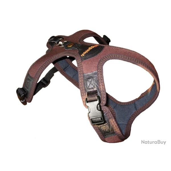 Niggeloh - Harnais Light S marron - cou 35 cm / ventre 39-63 cm