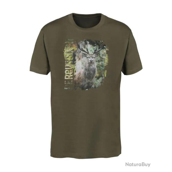 T shirt S�rigraphie Cerf Percussion