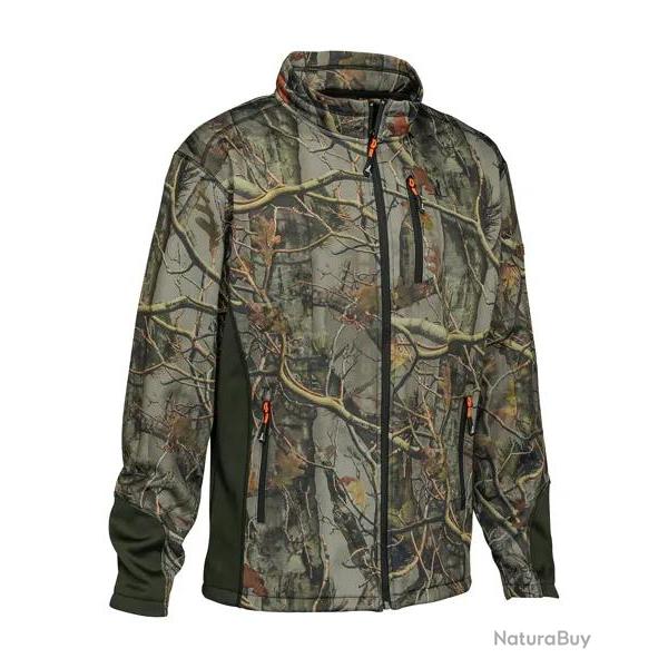 Sweat Shirt Percussion Zipp� Ghostcamo Forest Evo-XXL