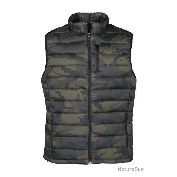 Gilet Percussion Matelass� Camo Trek Enfant