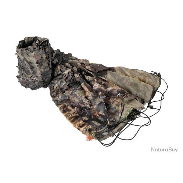 Filet Camo 3D For�t Stepland Haut Ajour� 1,50 X 3 M�tres