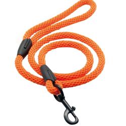Laisse Stepland Tress&eacute;e Orange Pour Chien 120 Cm