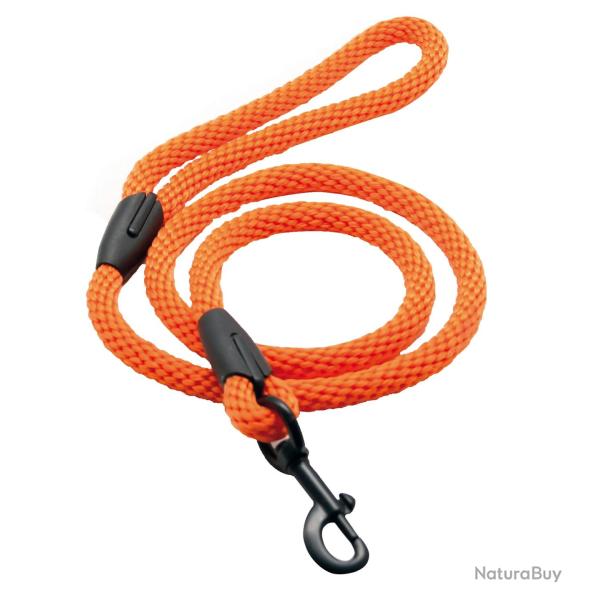 Laisse Stepland Tress�e Orange Pour Chien 120 Cm
