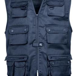 Gilet Reporter Uni Bleu Marine Idaho-XXXL