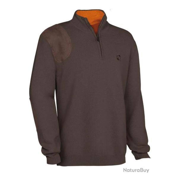 Pull Club Interchasse Wilfried Marron-XXL