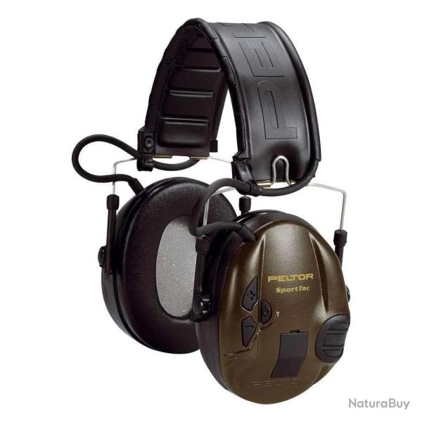 Casque Amplifi� Peltor 3M SportTac Kaki et Orange