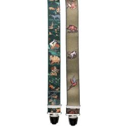 Paire De Bretelles &Eacute;lastiques Motifs Chasse Januel