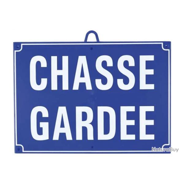 Panneau Chasse Gard�e 28 x 20 Cm Bleu