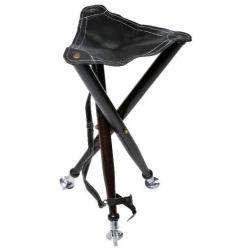 Tr&eacute;pied Januel En Bois 65 cm Avec Bretelle Et Pics M&eacute;talliques Amovibles