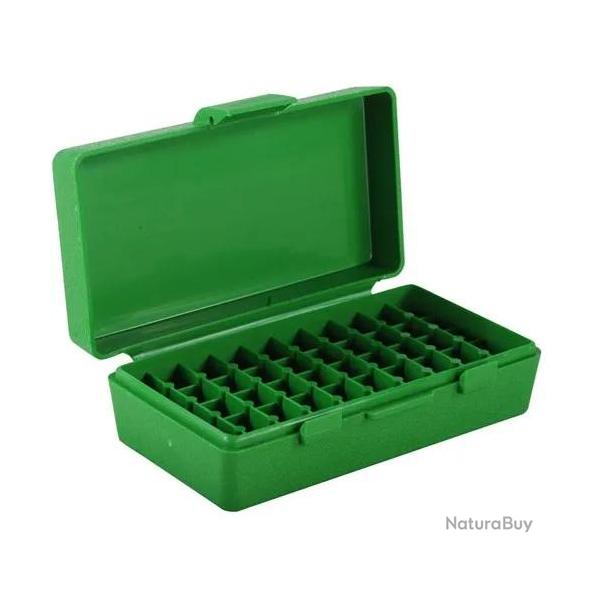 Bo�te De Rangement Pour 50 Munitions Calibre 9 MM-bleu transparent