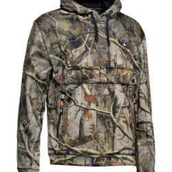 Sweat Zipp&eacute; De Chasse Enfant Percussion Camo Forest-14 ans