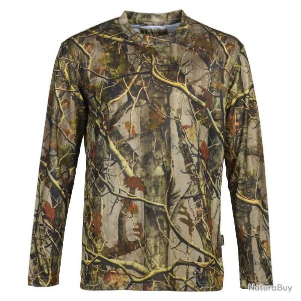 T Shirt De Chasse Manches Longues Ghostcamo Forest Percussion