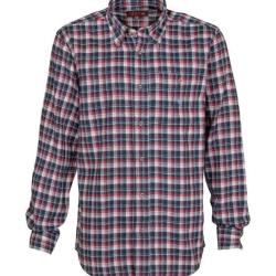 Chemise &agrave; Carreaux Percussion Castor Rouge-XXL