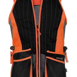 Gilet Ball Trap Percussion Noir Et Orange-XXXXL