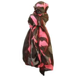 Ch&egrave;che Justeen Scarf Stagunt Camo Militaire Rose
