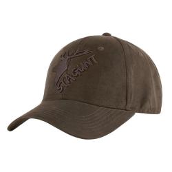 Casquette Peisey Stagunt Marron Logo Noir