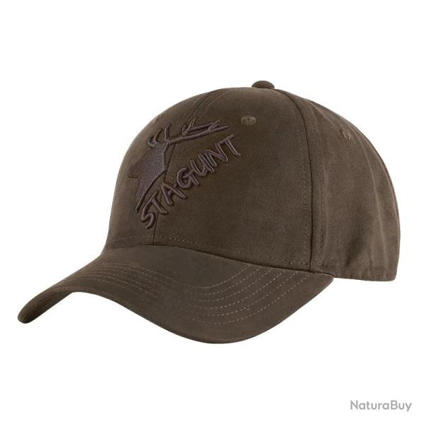 Casquette Peisey Stagunt Marron Logo Noir