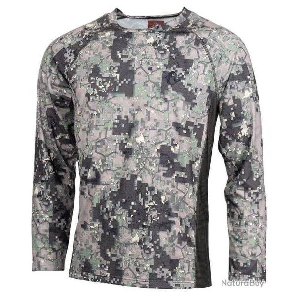 T shirt De Chasse Somlys 063 Stretch Digital Vert