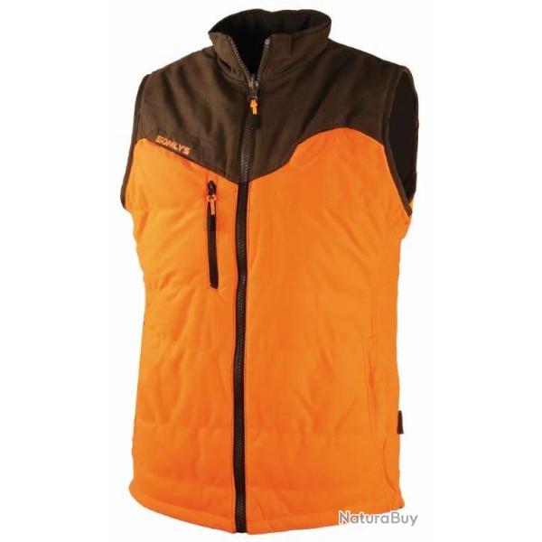 Gilet Chaud R�versible Somlys 417 Multi hunt Orange Marron