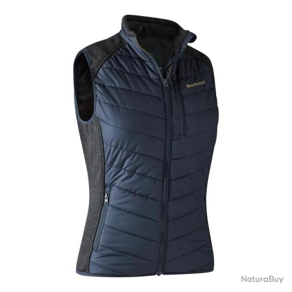 Gilet Doudoune Sans Manches Femme Deerhunter Caroline Dark Blue
