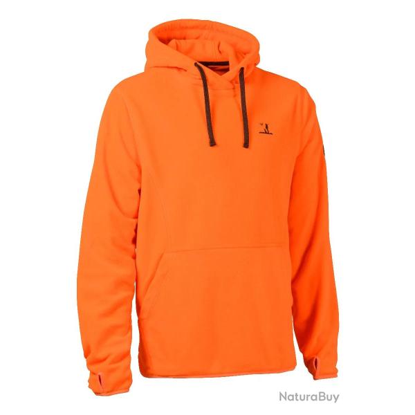 Sweat Shirt Polaire Percussion Orange