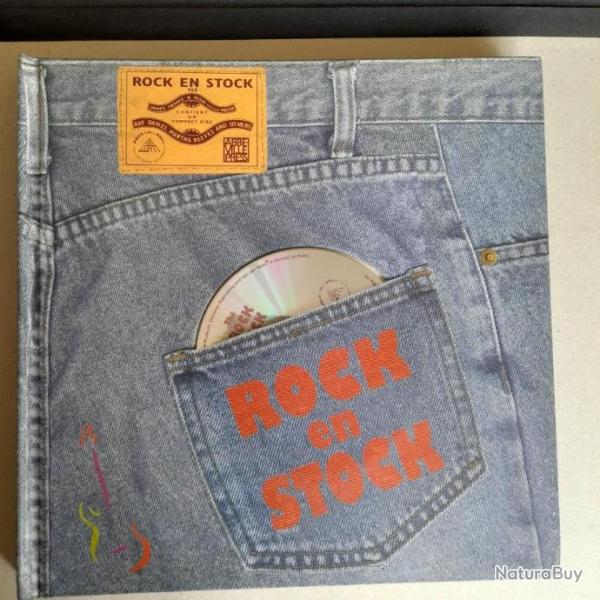 Coffret collector Rock en Stock-Livre Pop Up 3D + Cd - Couverture dco jean