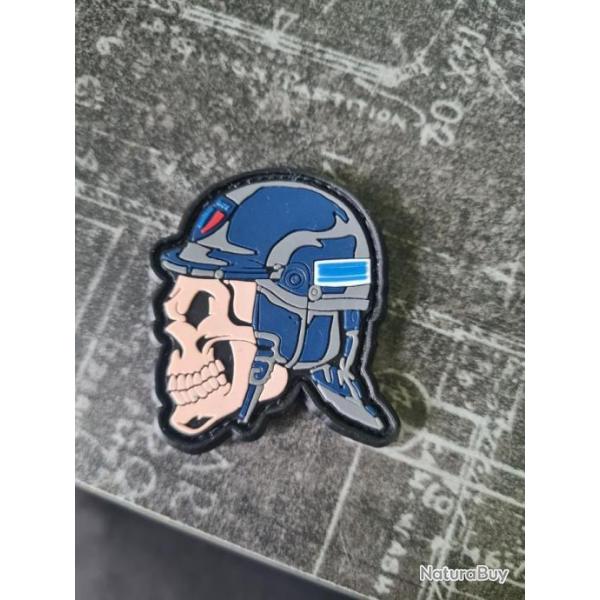 Patch police t�te de mort