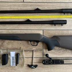 SUPERBE BLASER R 8 PRO SAVANA avec 2 CANONS de .300 win mag +.270 win + 2 t&ecirc;tes culasse + 2 chargs