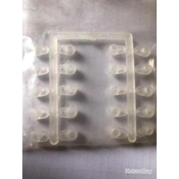 20 perle de potence diam 3,2 mm blanc peche carnassier