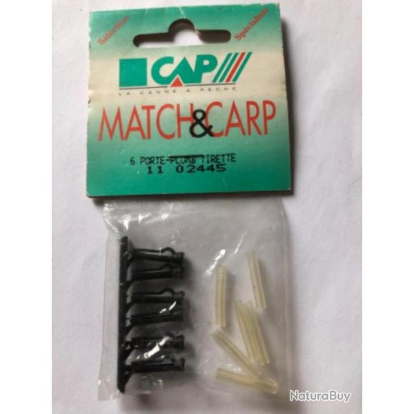 6 porte plomb tirette  peche carpe carnassier