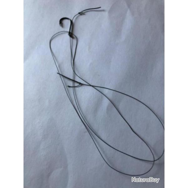 1 hame�on mont� n 4 tresse 20 kg 50 cm peche carpe poisson rose