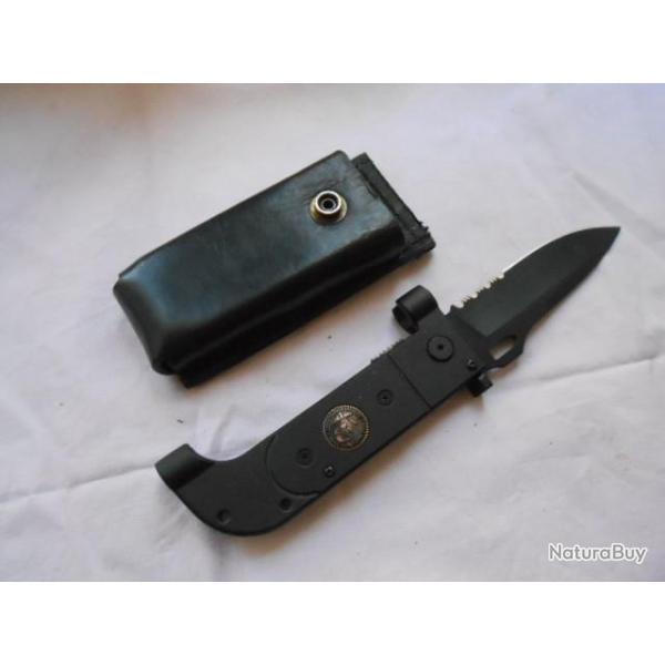 COUTEAU OPS USMC (Marines US) etui cuir