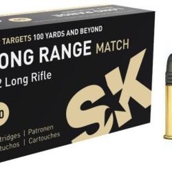 MUNITIONS SK CALIBRE 22LR LONG RANGE MATCH 40gr - 2.6g x50
