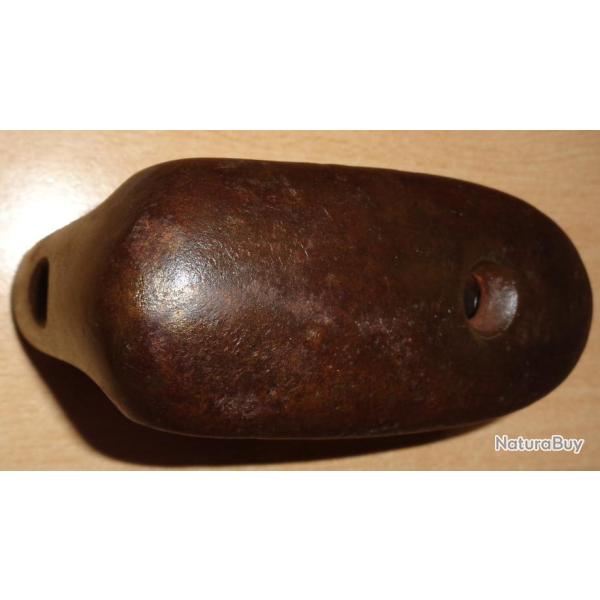 plaque de couche de fusil de chasse mod�le � percussion fer