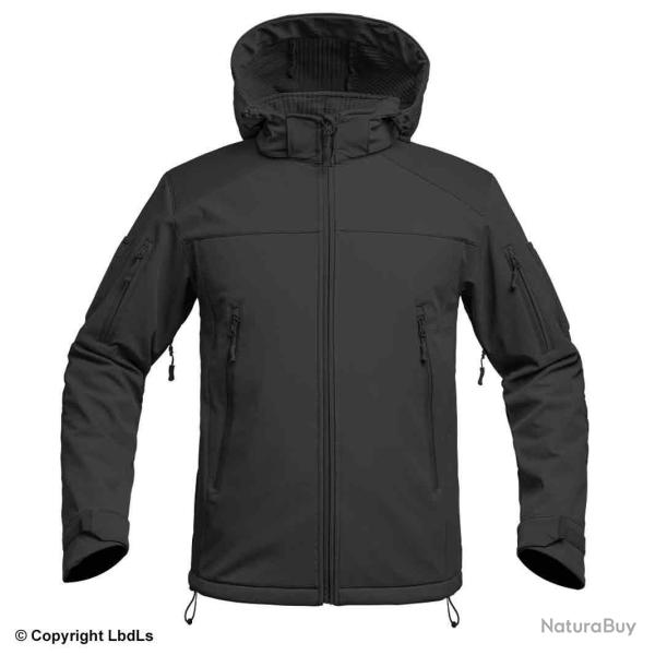 Veste V2 Softshell Fighter noire