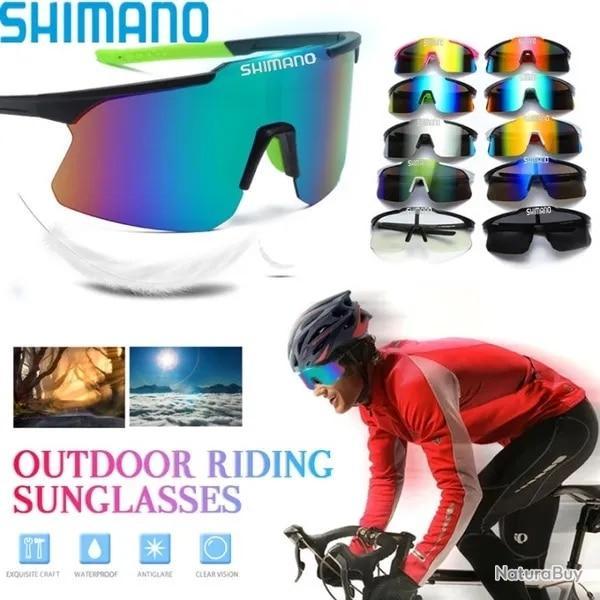 SHIMANO Lunettes de Soleil Polarisee Sport UV400, Modele: Au Choix