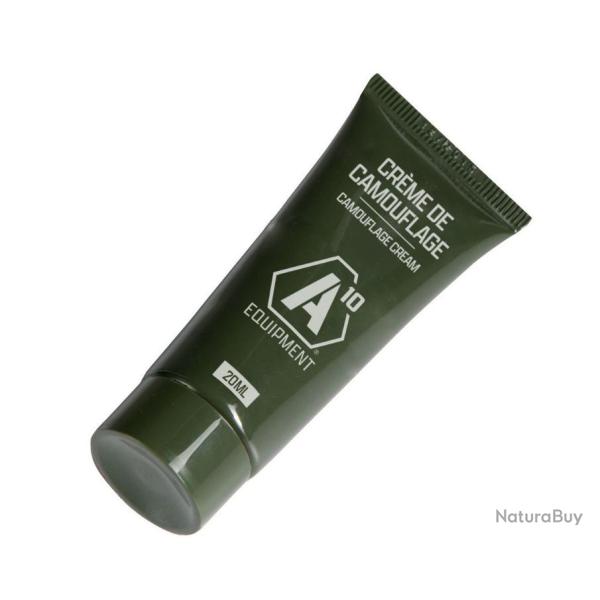 Tube de cr�me de camouflage vert olive