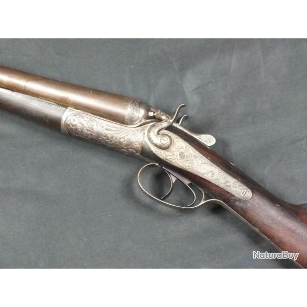 Fusil � chiens percussion centrale cal.12/75 finition luxe