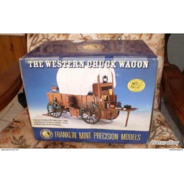 Chariot "Chuck Wagon" by Franklin Mint ! Cowboy, Country , Farwest,Collection !