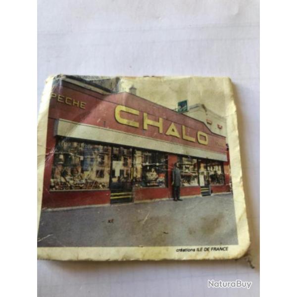 1 pochette hame�on mont� chalo 12/14 .incompl�te  p�che ancien collection