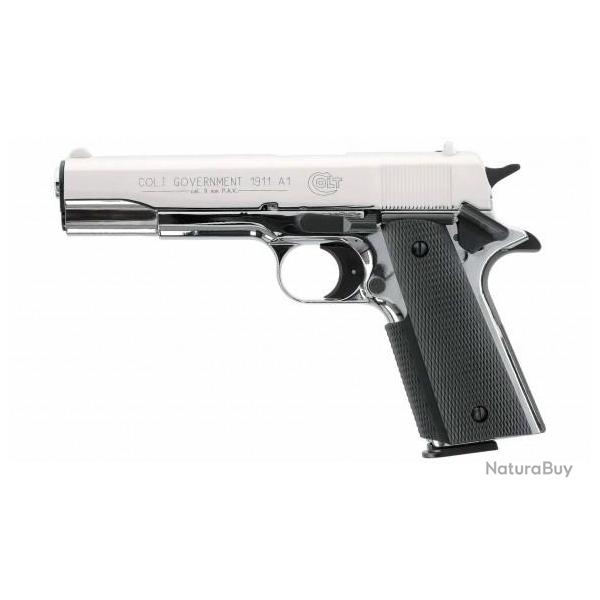 Pistolet Alarme Colt 1911 A1 - Chrom�