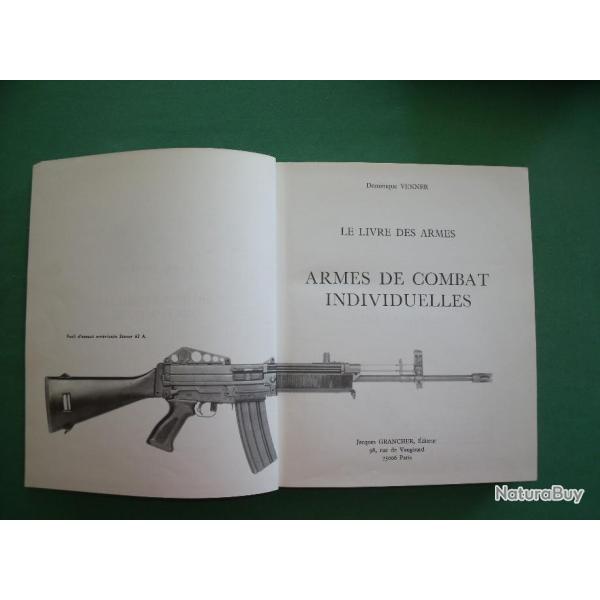 Les Armes de Combat Individuelles, par D. VENNER